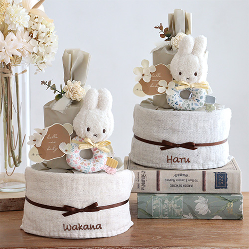 おむつケーキ出産祝いNo.1【Bellevie bebe/ベルビーベベ】