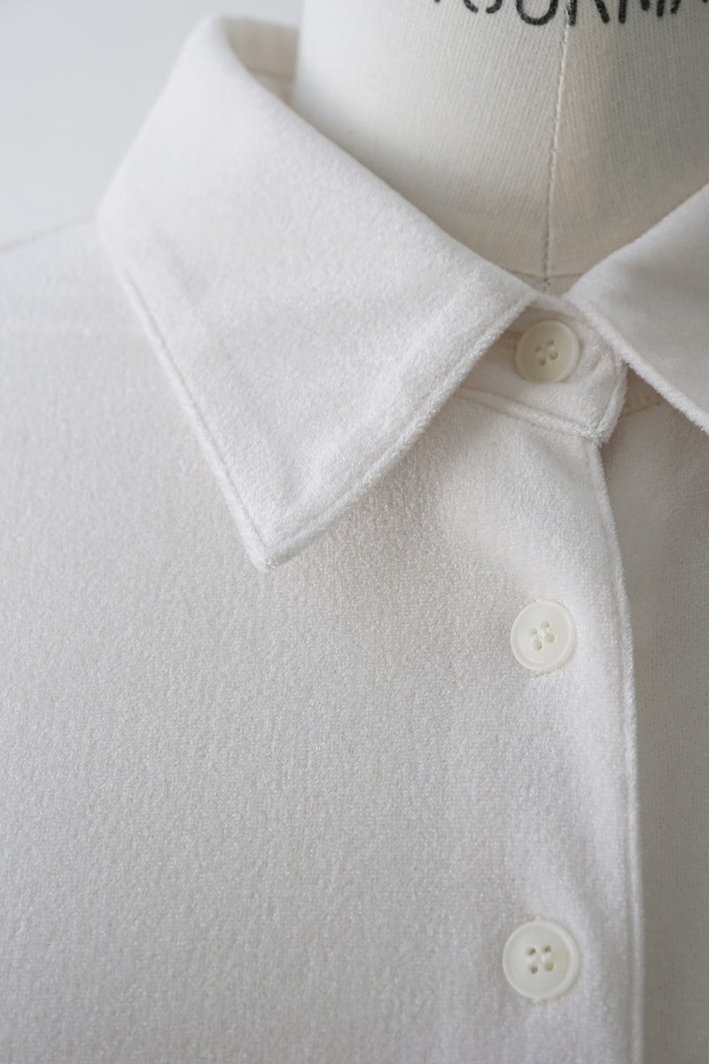 TODAYFUL（トゥデイフル）Roundhem Velour Shirts 在庫はお問合せ