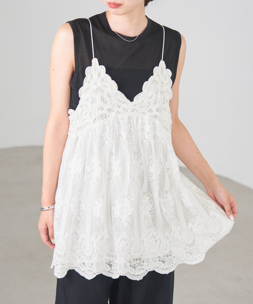 追加》アンティークチュールバテンキャミ（シャツ/ブラウス）｜IENA