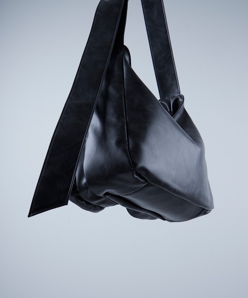 ビッグマルチポケットヴィンテージデザインショルダーバッグ/Big multi