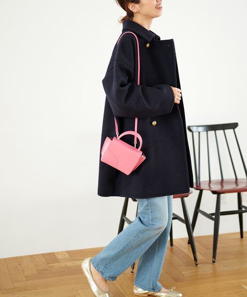 セール】≪追加≫Super 100ダブルクロスPコート（ピーコート