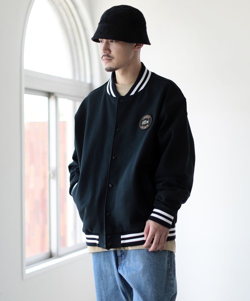 BEAMS（ビームス）の「LACOSTE × BEAMS / 別注 Sweat Stadium Jacket