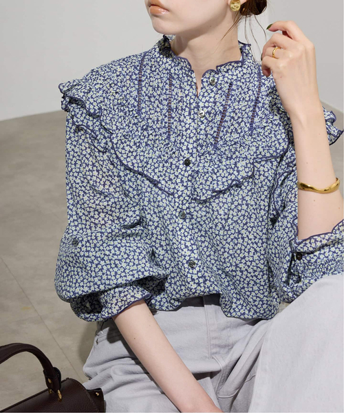 セール】《WEB限定/追加3》フリルピンタックブラウス（シャツ/ブラウス