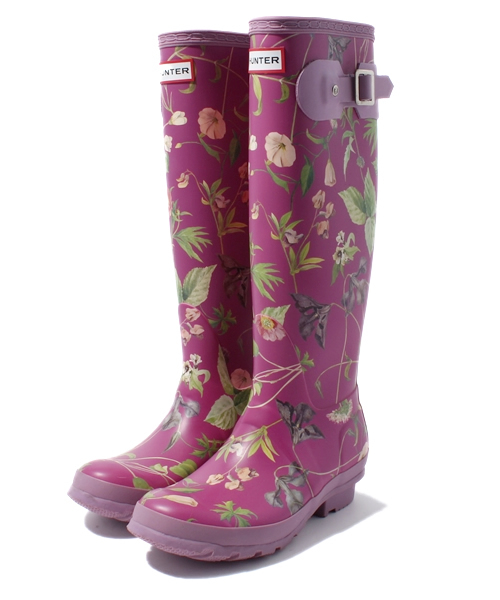 Cartonnage（カルトナージュ）の「【HUNTER】花柄レインブーツ（レイン