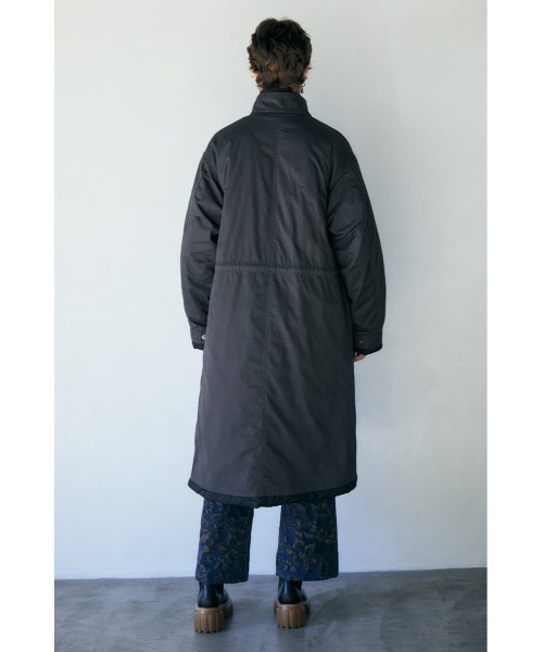 MOUSSY（マウジー）の「REVERSIBLE PUFFER ロング コート（モッズ