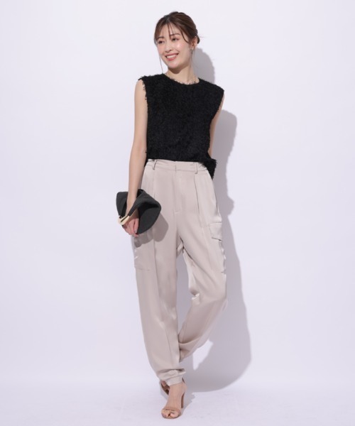 リラクシーサテンワークパンツ（その他パンツ）｜Apuweiser-riche