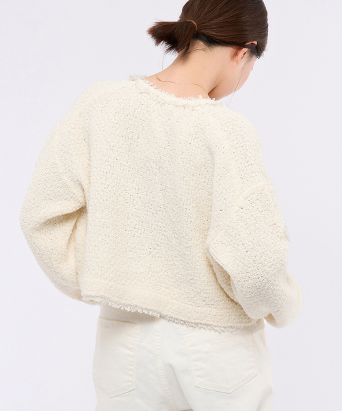 IENA（イエナ）の「ツイードニットジャケット（その他アウター）」 - WEAR