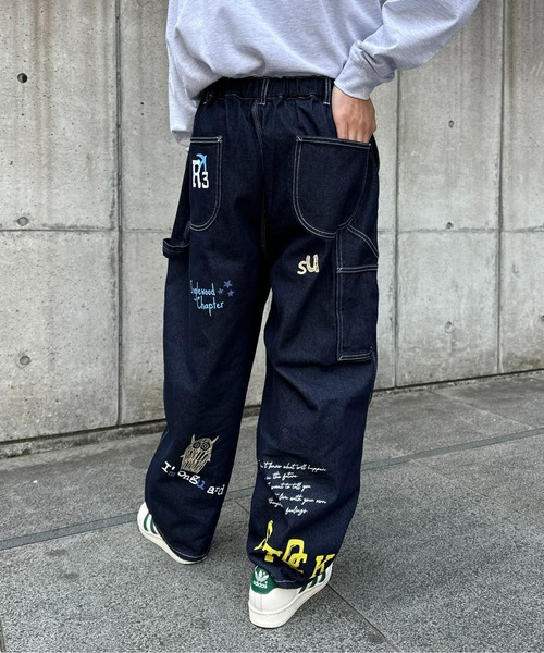 CPCM（シーピーシーエム）の「落書きデニムペインターパンツ（デニム