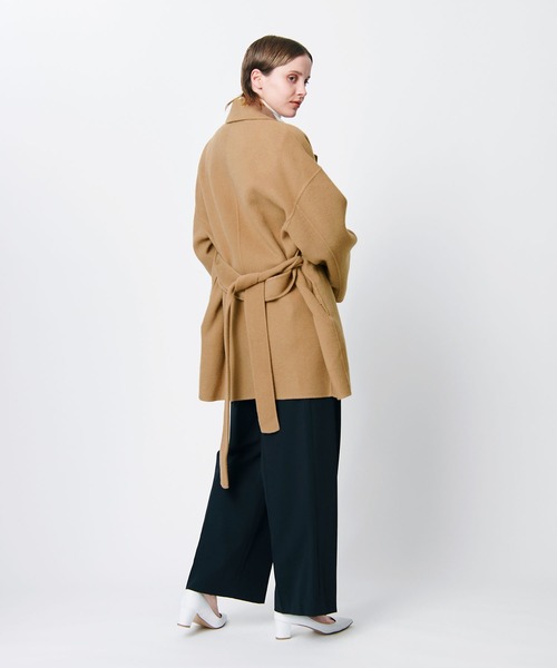 N.O.R.C（ノーク）の「ベルテッドミドル丈リバーコート（その他