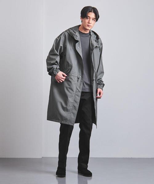 新品タグユナイテッドアローズタフタフーデットコート UNITED ARROWS