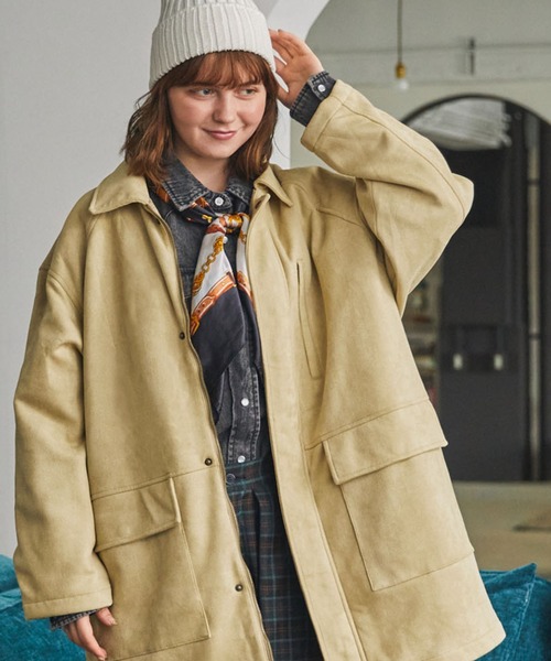 MONO-MART LADY'S（モノマートレディース）の「フェイクレザーオーバー