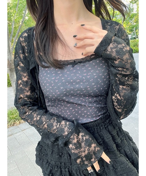 セール】【PHILLY】花柄カップインキャミソール（キャミソール