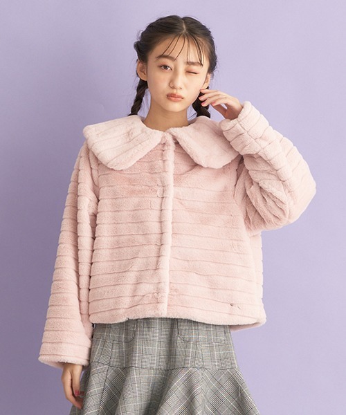 mezzo piano Junior（メゾピアノジュニア）の「ビッグカラーフェイク