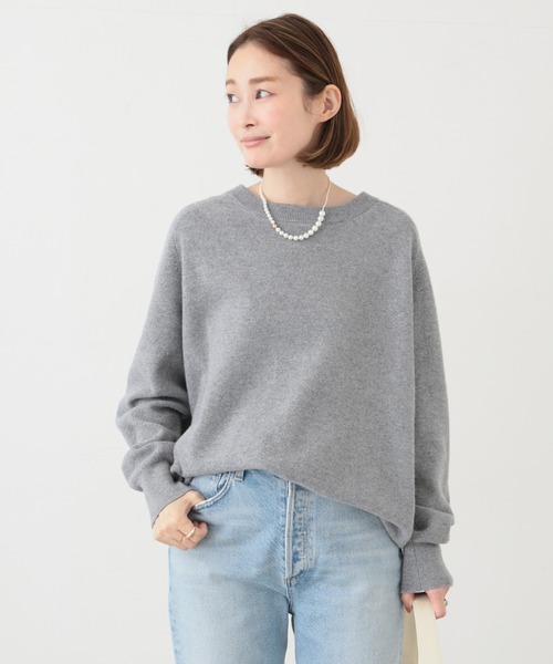 2024✨MUSE dumblefitクルーネックプルオーバー ホワイト 美品 追加