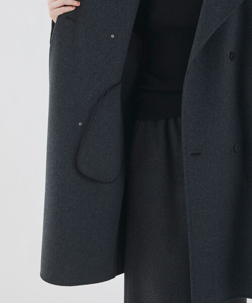 GALERIE VIE（ギャルリー ヴィー）の「ウールダブルフェイス カラー