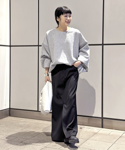 PRE_/プレ】ビッグスリーブスウェットプルオーバー（スウェット