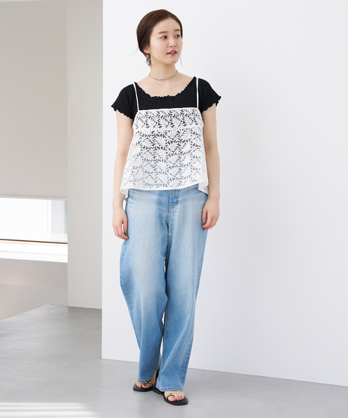 IENA（イエナ）の「レースショートキャミソール（キャミソール）」 - WEAR