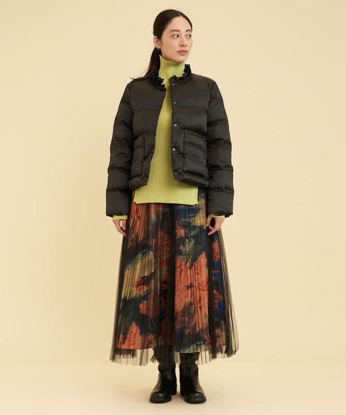 LANVIN en Bleu（ランバンオンブルー）の「フリルカラーパイピング