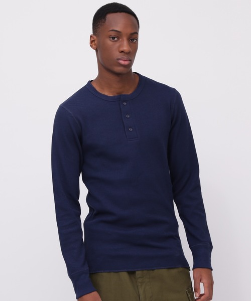 DAILY/デイリー》L/S THERMAL HENRY NECK T-SHIRT / 長袖 サーマル