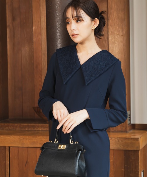 chaco】【2024VERY2月号掲載】3WAY 衿取り外しワンピース | 【公式