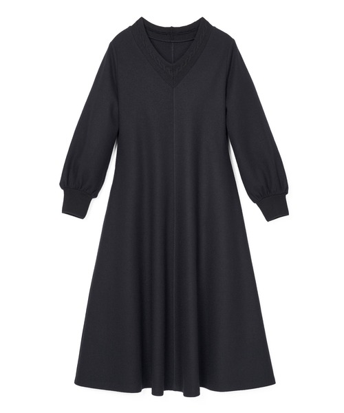 ANAYI（アナイ）の「スムースジャージーケーブル ワンピース