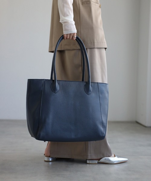 グッシオレザー】本革トートバッグ A4 ビジネス（トートバッグ