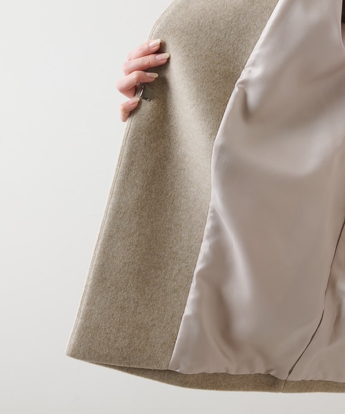 Whim Gazette（ウィムガゼット）の「メリンプミドルコート（ノーカラー