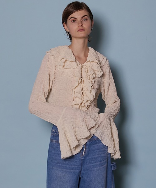 MAISON SPECIAL（メゾンスペシャル）の「Ruffle Blouse/ラッフル