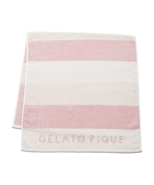 gelato pique（ジェラートピケ）の「3ボーダーバスタオル（タオル
