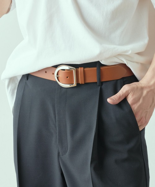 Lui's（ルイス）の「オリジナルバックルレザーベルト（ベルト）」 - WEAR