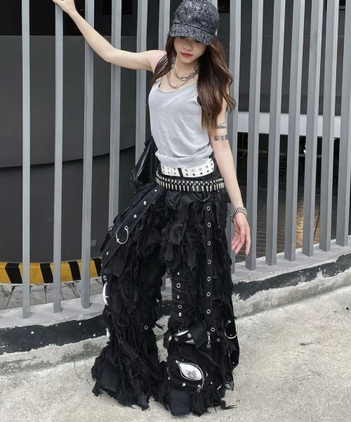 UNIZ（ユニズ）の「【UNIZ】BLACK MONSTER PANTS / 【ユニズ】ブラック