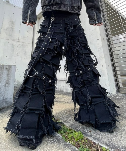 UNIZ（ユニズ）の「【UNIZ】BLACK MONSTER PANTS / 【ユニズ】ブラック