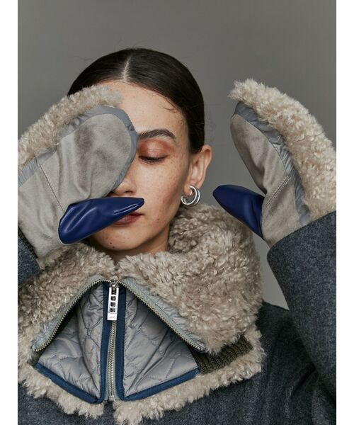 UN3D.（アンスリード）の「FABRIC MIX NECK WARMER / ファブリック