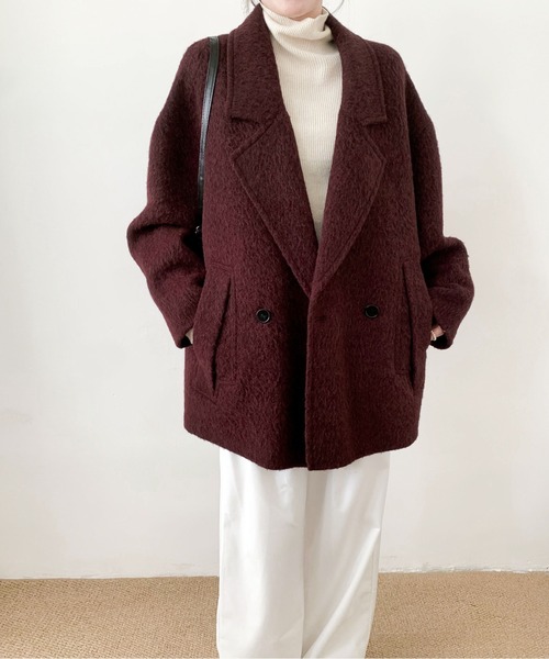 セール】DECADE CLASSIC ウールカシミヤピーコート (AW)（ピーコート