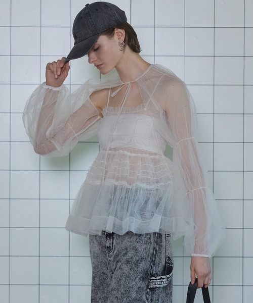 MAISON SPECIAL（メゾンスペシャル）の「Tulle Camisole Bolero