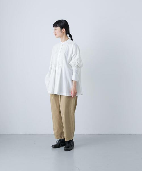 かぐれ（カグレ）の「コットンスモッキングブラウス（シャツ/ブラウス