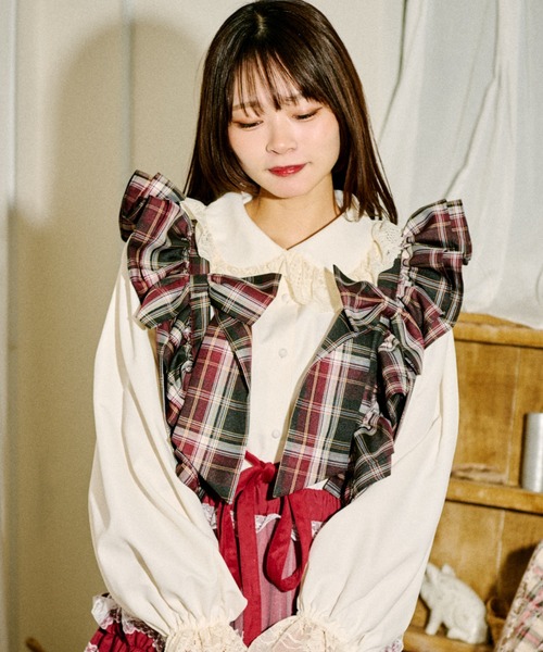 kutir（クティール）の「【クティールとレトロ】SET着用可 2WAYフリル