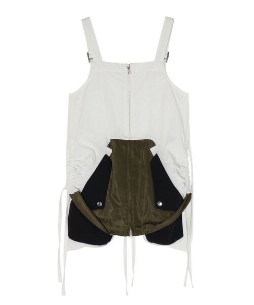 UN3D.（アンスリード）の「MA-1ディテールシャツキャミソール（シャツ