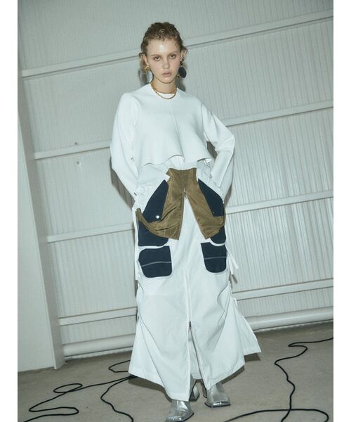 UN3D.（アンスリード）の「MA-1ディテールシャツキャミソール（シャツ