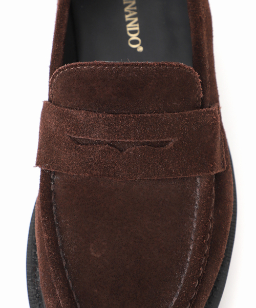 セール】【CAMINANDO/カミナンド】SUEDE LOAFER（ローファー