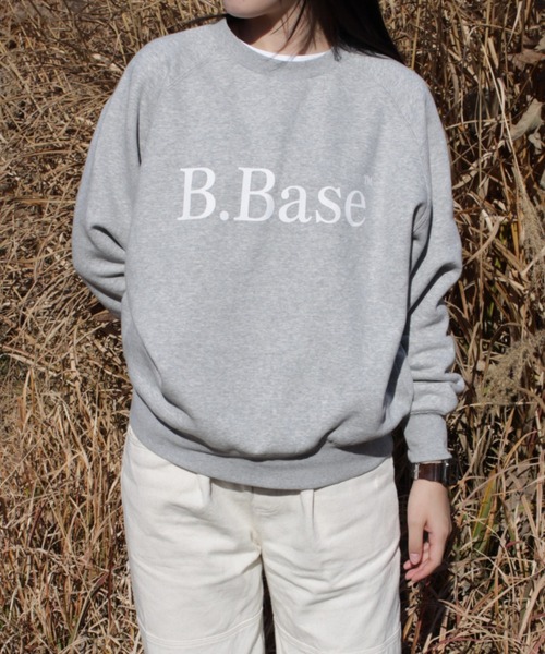 B.Base裏起毛スウェット（スウェット）｜BROKEN BASE（ブロークン
