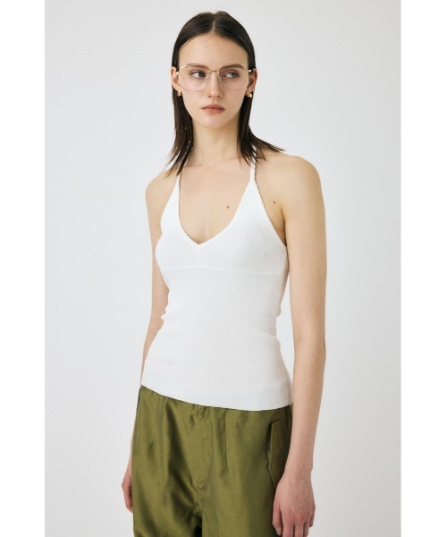 セール】【セットアップ対応】HALTER KNIT キャミソール（キャミソール