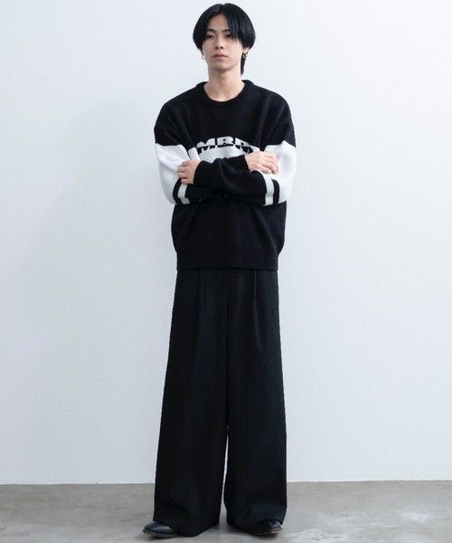 SINSS（シンス）の「UMBRO × SINSS / Oversized knit / オーバーサイズ