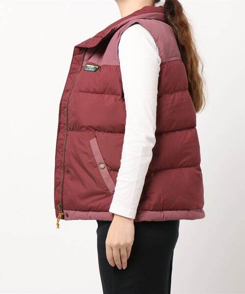 セール】マウンテン・クラシック・ダウン・ベスト、カラー・ブロック