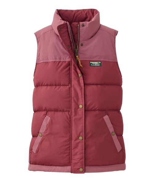 セール】マウンテン・クラシック・ダウン・ベスト、カラー・ブロック