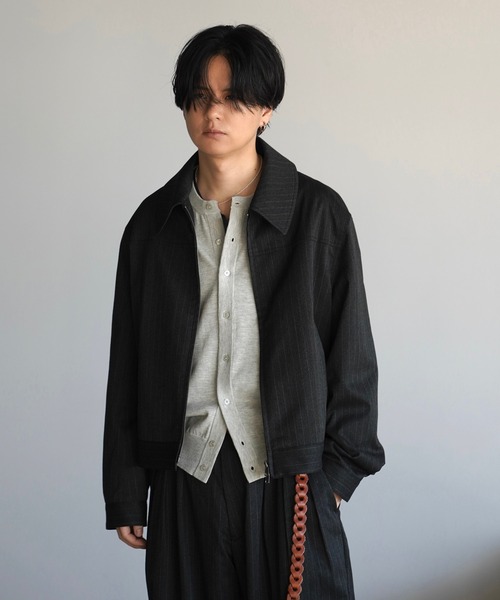 TECH WOOL GABARDINE ZIP BLOUSON【SET-UP】（ブルゾン）｜WYM LIDNM