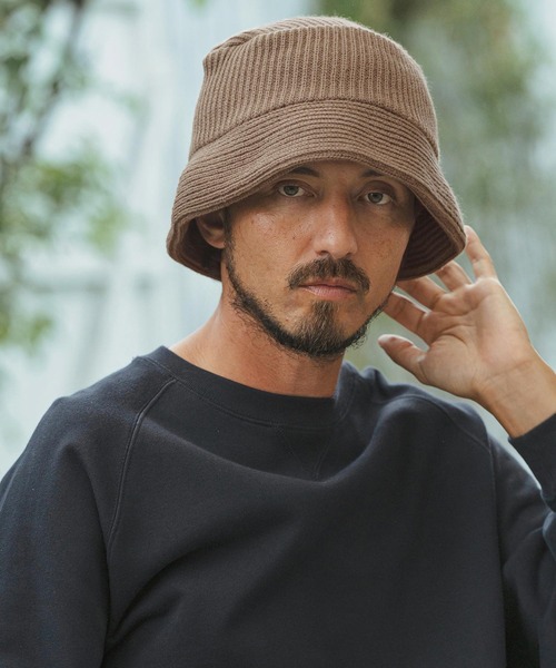 mko12231- Rib Knit Bucket Hat バケットハット（ハット）｜CAMBIO