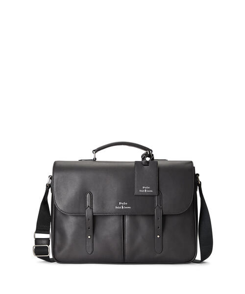 レザー メッセンジャー バッグ（メッセンジャーバッグ）｜POLO RALPH