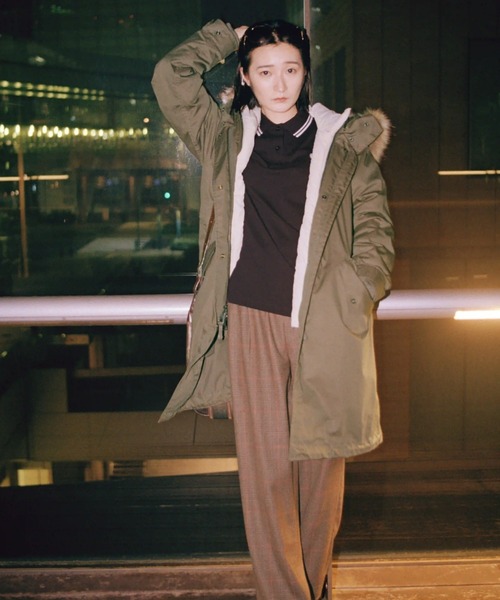 FRED PERRY（フレッドペリー）の「Women Zip-In Liner Fishtail Parka