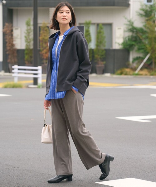 セール】【WEB限定】＜at ease＞オルマイ ワイド パンツ マシン